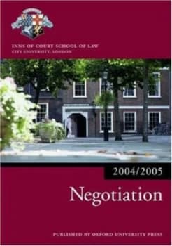 Negotiation by Margot Taylor and Inns of Court School of Law Paperback