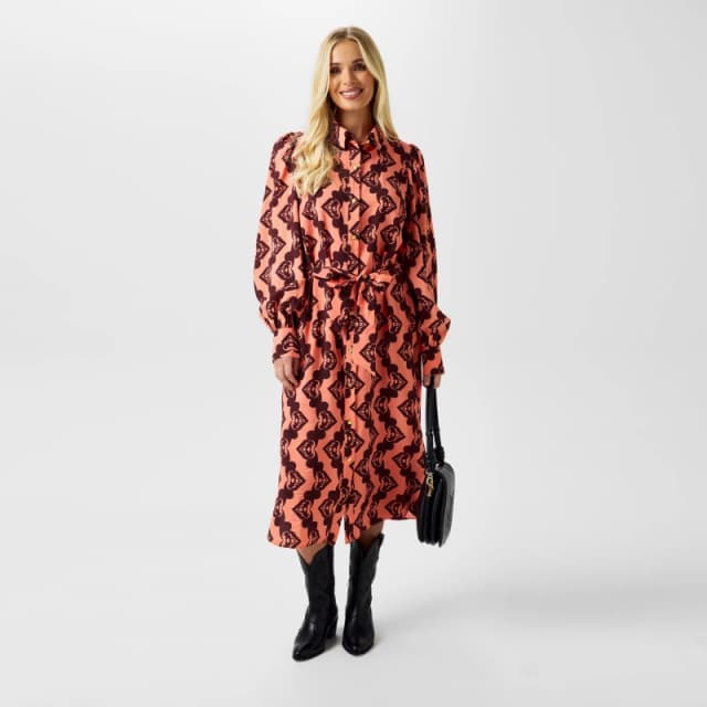 Biba Biba Archive Shirt Dress - Red Red 8