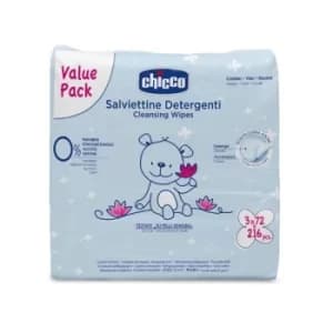 Chicco Cosmetici Cleaning Wipes 72x3