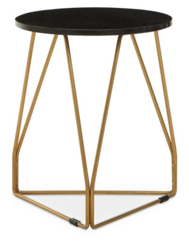 Orsina Corra Side Table With Sledge Base