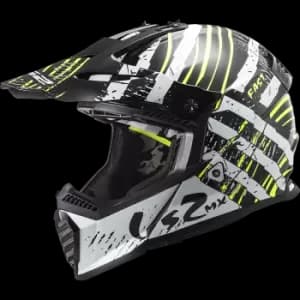 LS2 Mx437 Fast Evo Verve Black White XL