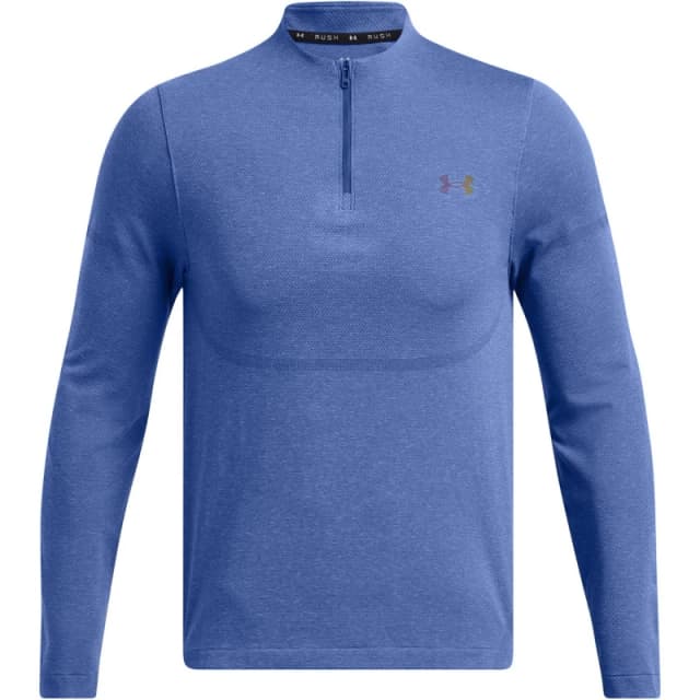 Under Armour Mens Long-Sleeve Performance Gym Top Blue male M