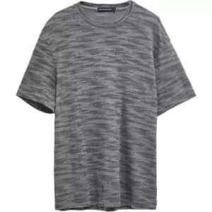 French Connection Haku Slub Tee - Grey