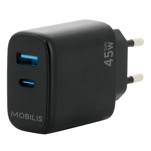 Mobilis Mobilis 001363 mobile device charger Universal Black AC Auto 001363