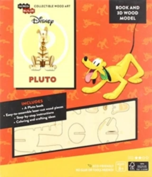 IncrediBuilds: Disney: Pluto Book and 3D Wood Model Kit