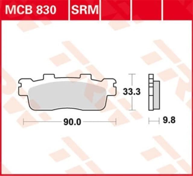 TRW Lucas Brake lining MCB830