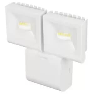 Timeguard White Twin 10W LED Floodlight - Cool White - LED200FLWHE