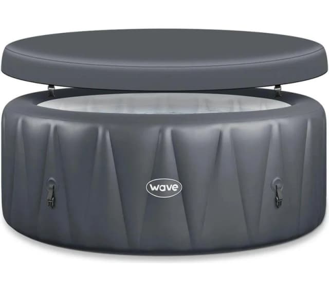 WAVE The Atlantic Inflatable Hot Tub - Dark Grey 5060959547693