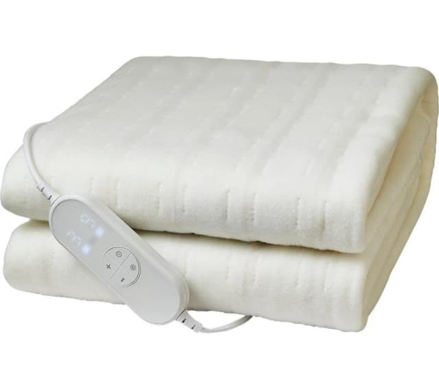 Morphy Richards EverCosy Fleece Heated Throw - Cream, 150 x 70cm 5056765401618