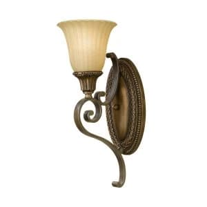 1 Light Indoor Wall Light Gold, Bronze, E27