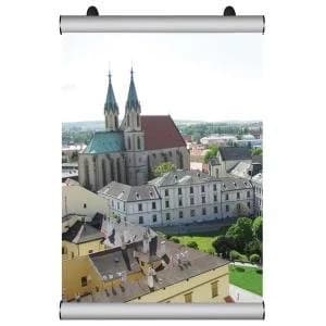 A1 Poster Snapper Anodised Finish Silver PS600