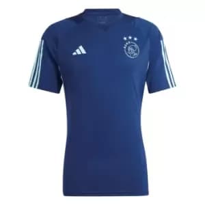 adidas Ajax Training Shirt 2023 2024 Adults - Blue