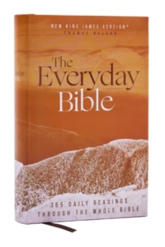 NKJV, The Everyday Bible, Hardcover, Red Letter, Comfort Print. Hardback. By Thomas Nelson Books