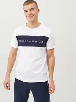 Tommy Hilfiger Logo Lounge T-Shirt - White