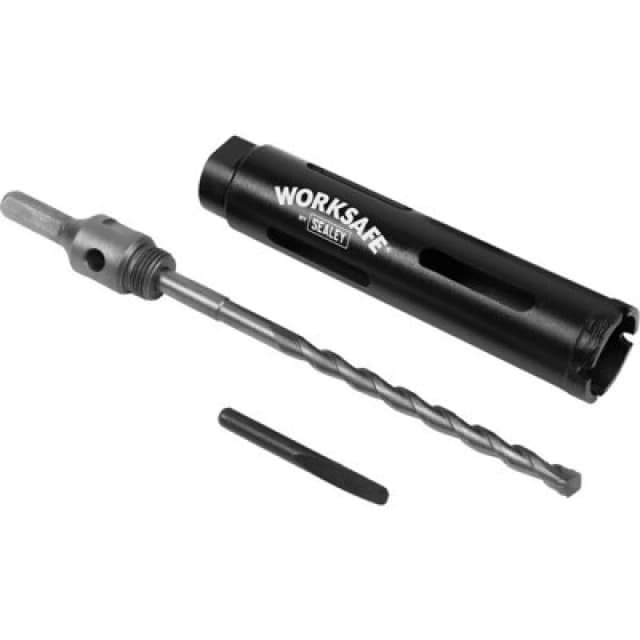 Loops 38mm x 150mm - Dry Diamond Core Drill Hole Saw - Hex Drive Adaptor - Drill Bit Multi