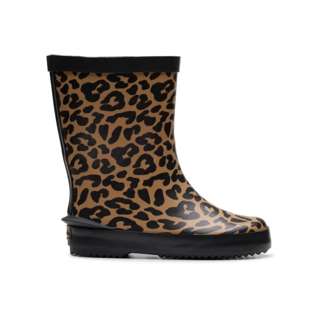 Clarks Tarri Run 2 Toddler Leopard Print Wellies in Brown Size: 7-Wide Fit Brown Unisex 7-Wide Fit