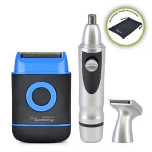 Paul Anthony "TravelPro" Mens Travel Shaver & Groomer Kit
