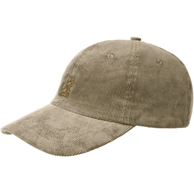 Kangol Adults Cord Baseball Cap Beige unisex One Size