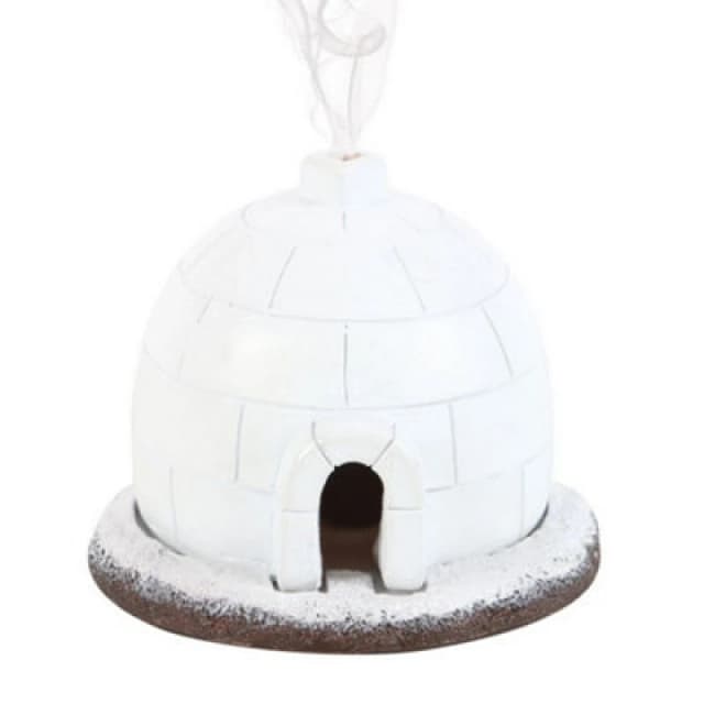 Something Different Something Different Igloo Winter Incense Cone Holder in White White One Size Unisex 5063574333023