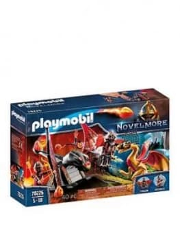Playmobil 70226 Novelmore Knights Burnham Raiders Dragon Training With Fireball Catapult