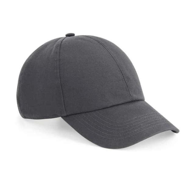 Beechfield Beechfield Men 6 Panel Cap in Mid Grey Mid Grey One Size Male 5063425834396