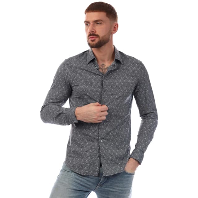 Emporio Armani Shirt Oxford Shirt - Long Sleeve S Multi 33563899350