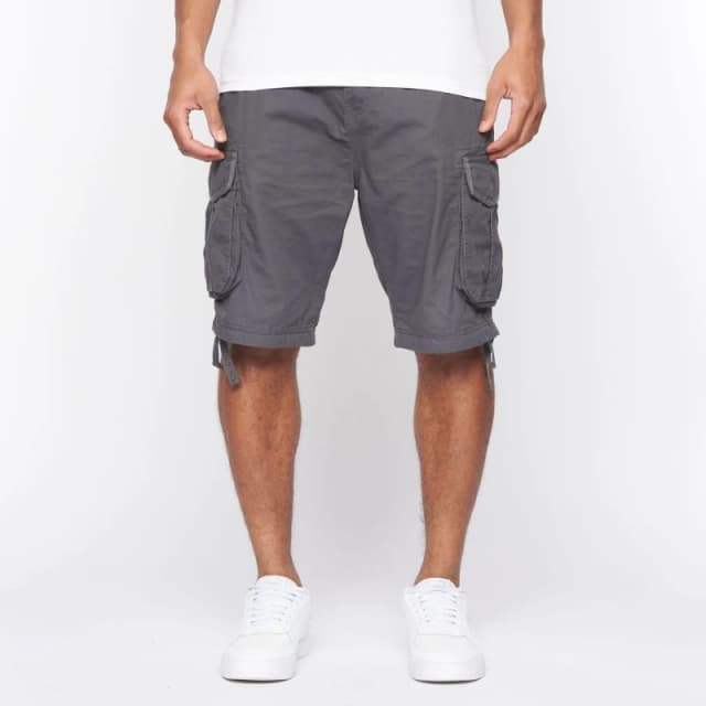 Crosshatch Jamstar Cargo Shorts Charcoal male 32 inch
