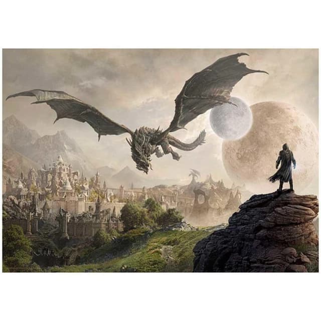Elder Scrolls Elsweyr Limited Edition Art Print Merchandise unisex One Size