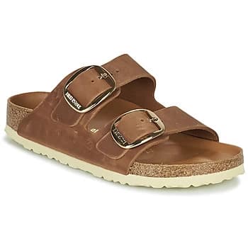 Birkenstock ARIZONA BIG BUCKLE womens Mules / Casual Shoes in Brown