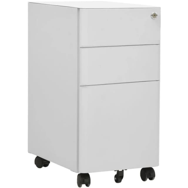 VIDAXL Mobile File Cabinet Light Grey 30x45x59cm Steel Vidaxl 8720286564141