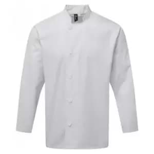 Premier Mens Essential Long-Sleeved Chef Jacket (3XL) (White)