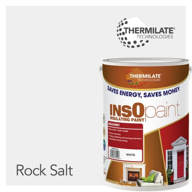 THERMILATE TECHNOLOGIES Exterior Masonry Paint - 5L in Rock Salt Rock Salt Unisex 5L