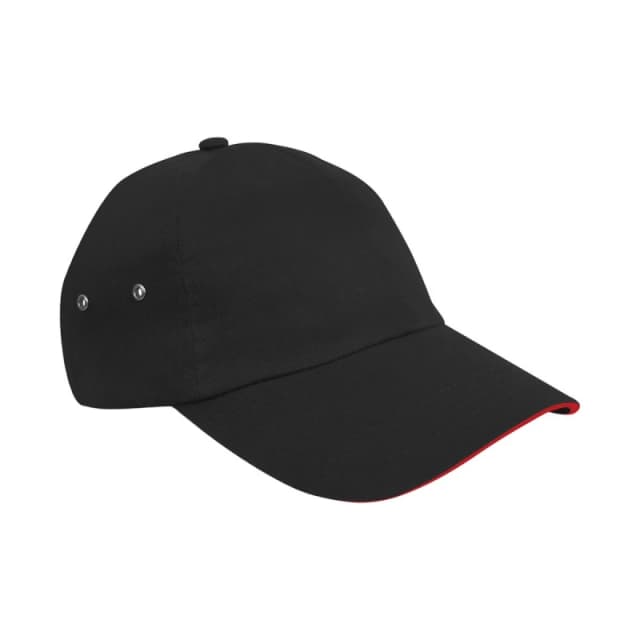 Result Result Men Printers Plush Cotton 5 Panel Cap in Black One Size Male 5063470042203