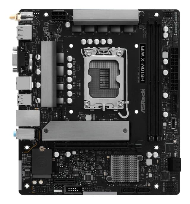 ASRock Asrock H810M-X WiFi Intel H810 LGA 1851 (Socket V1) micro ATX 90-MXBS60-A0AUYZ