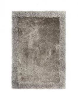 Shimmer Shaggy Border Rug