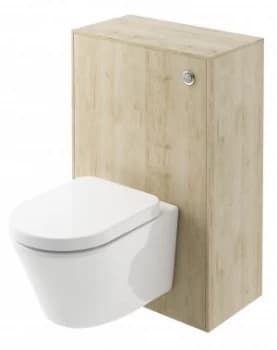 Wickes Eli Oak Wall Hung WC Unit - 600 mm