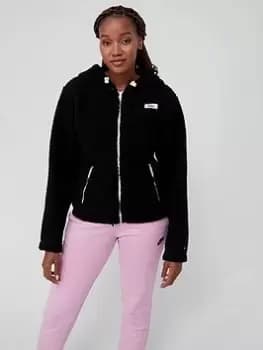 Nike Cozy Full Zip Hoodie - Black Size M Women