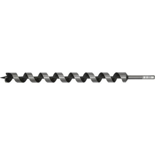 Loops 30 x 465mm Hardened Auger Wood Drill Bit - Hexagonal Shank - Woodwork Timber Multi