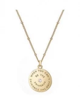 Buckley London Bailey Rae Pendant Necklace, Gold, Women