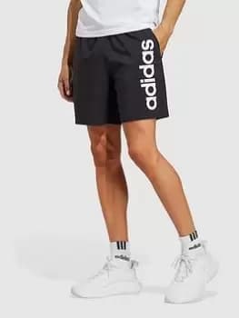 adidas Sportswear Aeroready Essentials Chelsea Linear Logo Shorts - Black, Size XS, Men