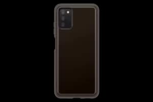 Samsung Galaxy A03s Soft Clear Cover in Black (EF-QA038TBEGEU)