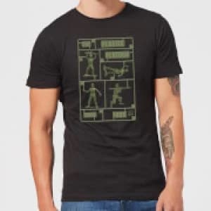 Toy Story Plastic Platoon Mens T-Shirt - Black - M