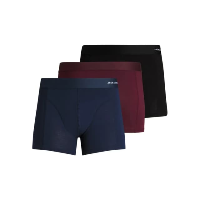 jack & jones Pack of 3 Hipsters Burgundy+Navy+Black Men XXL