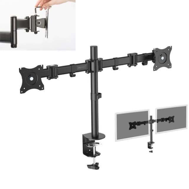 Proline DUAL MONITOR STAND + TILT - CLAMP MOUNT