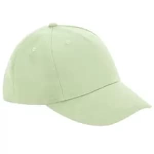 Beechfield 5 Panel Organic Cotton Baseball Cap (One Size) (Pistachio)