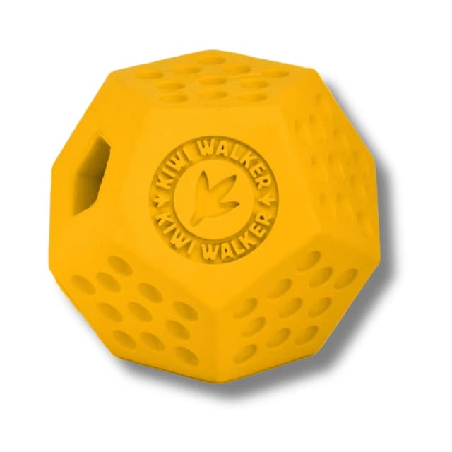 Kiwi Walker Dodecaball Dog Toy Orange unisex one size