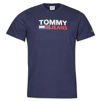 Tommy Jeans TJM CORP LOGO TEE mens T shirt in Blue - Sizes XXL,S,M,L,XL,XS