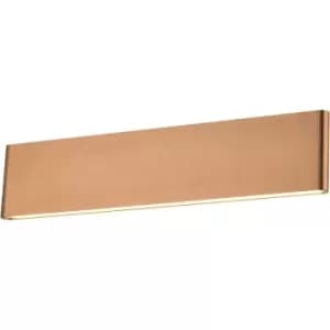 12W LED Up/Down Wall Light, Brushed Bronze Finish Warm White (Non-Dimmable)