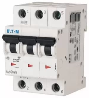 Eaton xEffect 20A MCB Mini Circuit Breaker3P Curve C, Breaking Capacity 10 kA