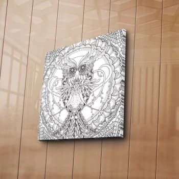 BOYA-40 - No Pen Multicolor Paintable Decorative Canvas Painting